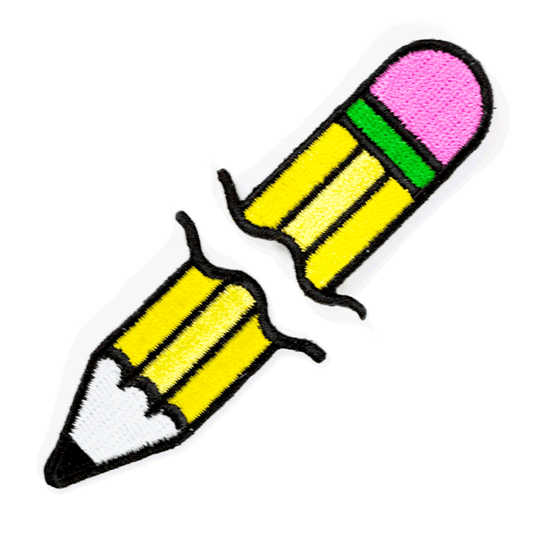 Patch thermocollant brodé crayon – These Are Things