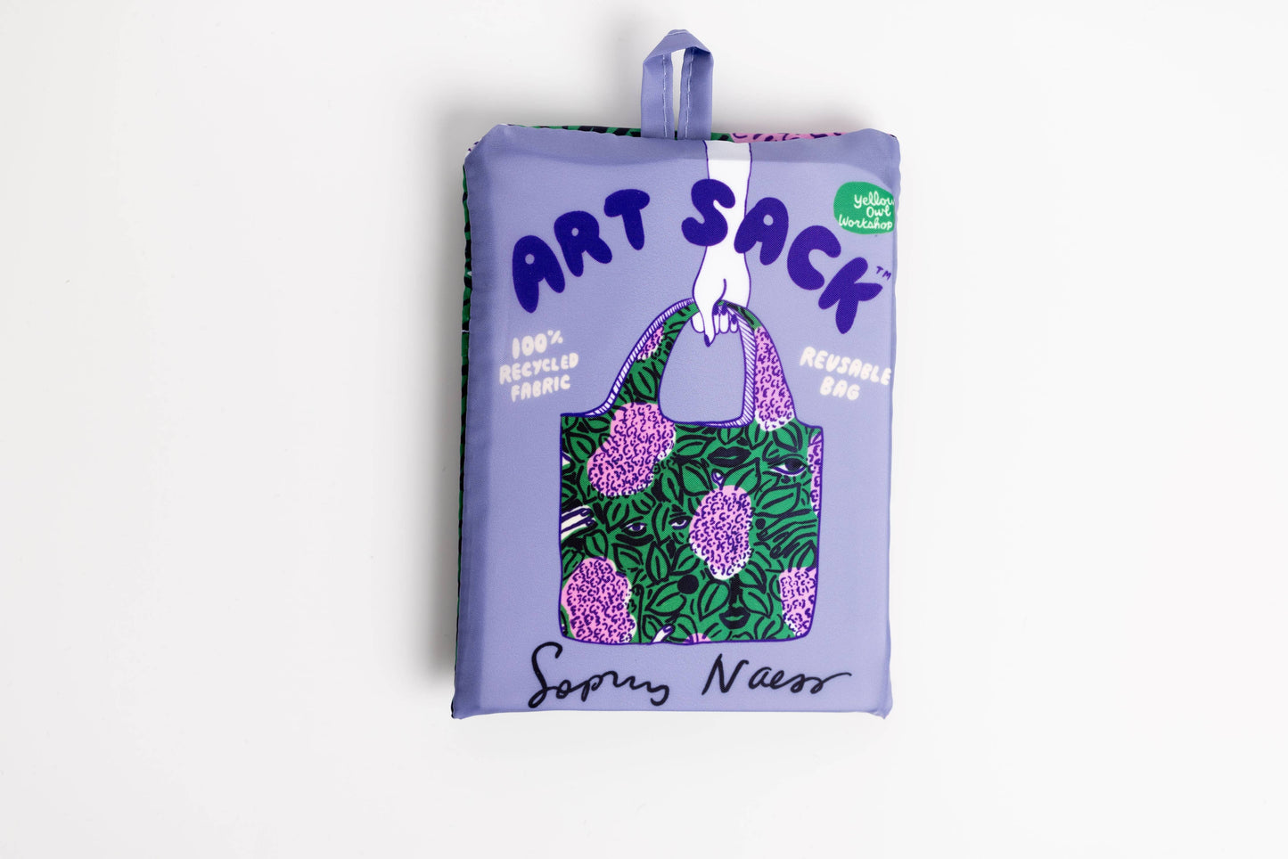 Sac Réutilisable "Lilacs" – Illustré par Sophy Naess