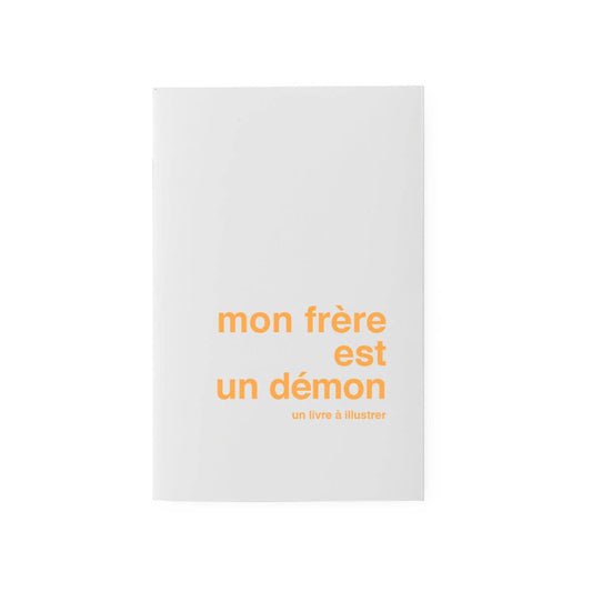 Livre à illustrer - mon frère est un démon | Supereditions