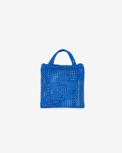 Mini Sac en Raphia recyclé - Bleu - Nova Kutimo