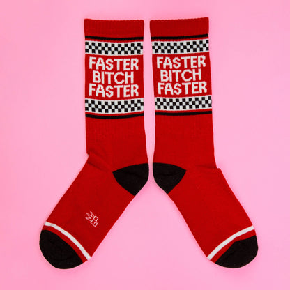 Chaussettes "Faster Bitch Faster"