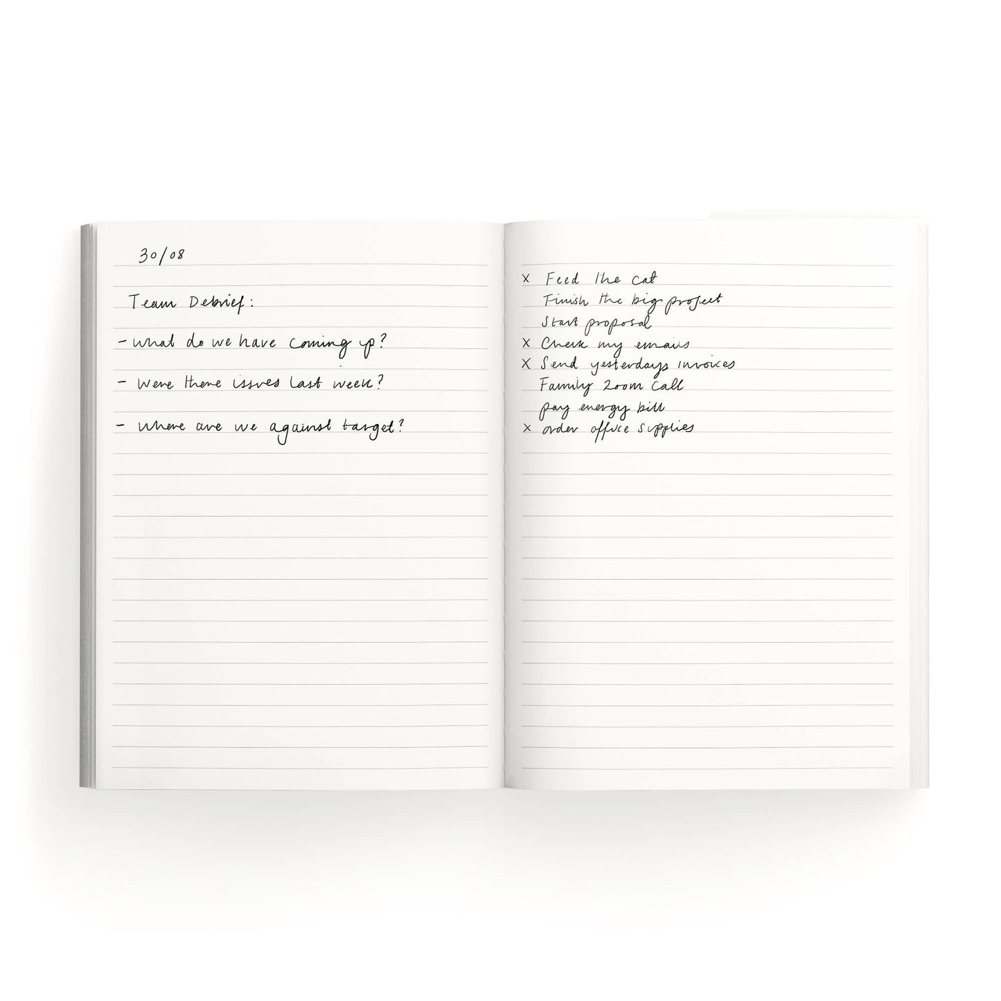 Carnet "Things I need to do" - A5 feuilles lignées