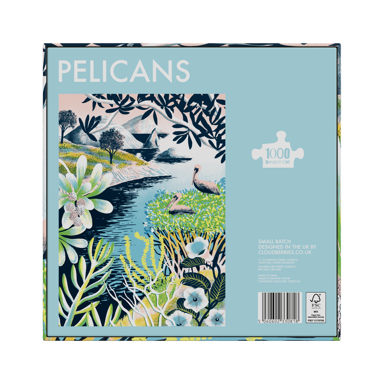 Puzzle 1000 Pièces 'Pelicans' – Design d'Eleanor Taylor | Cloudberries