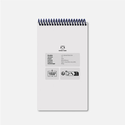 Smartbook, carnet de notes – Motif Nude Zinc