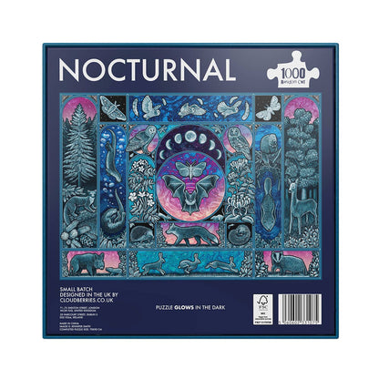 Puzzle 1000 Pièces 'Nocturnal' – Le Puzzle qui brille dans le noir ! | Cloudberries