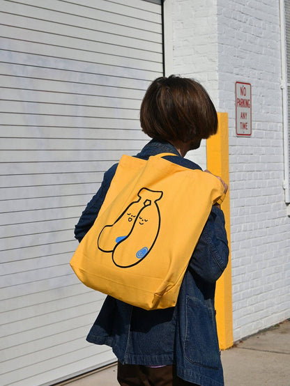 Sac fourre-tout sérigraphié « Bananas » | Coton Bio