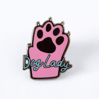 Pins émaillé "Dog Lady"