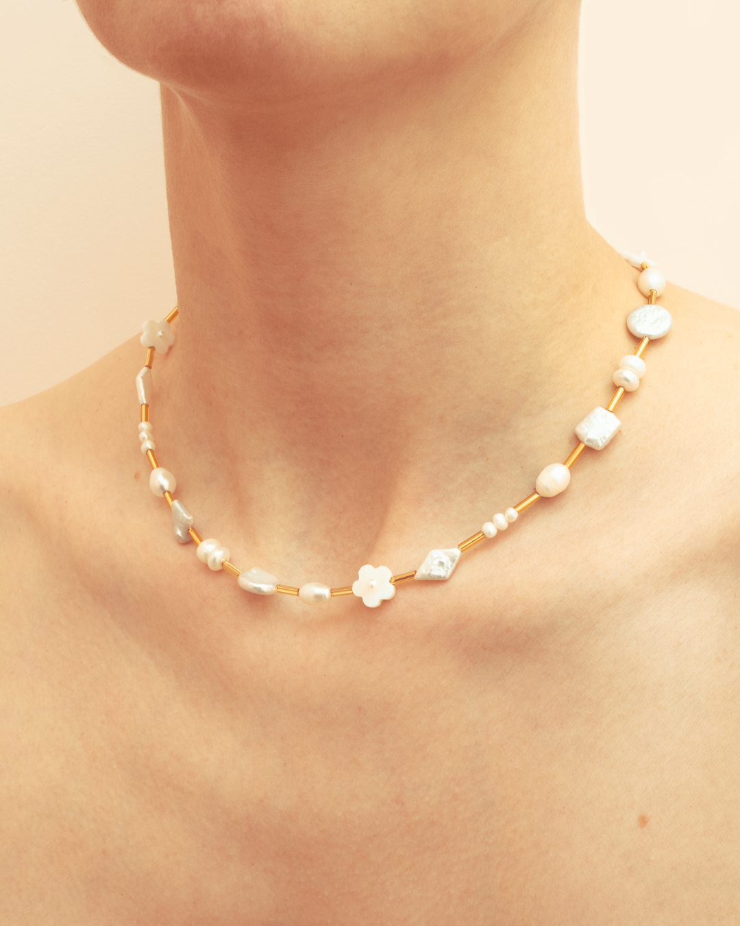 Collier Perles d'eau douce "Margot"