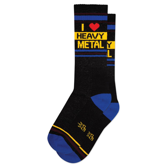 Chaussettes 'I ♥ Heavy Metal'