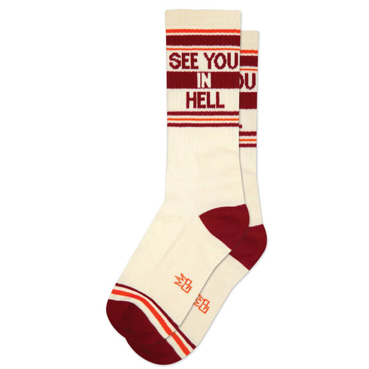 Chaussettes "See You in Hell"