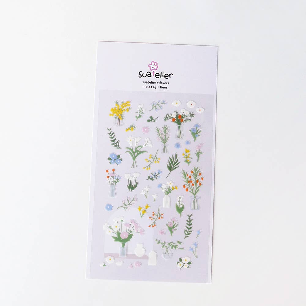 Planche de stickers Suatelier - Fleur