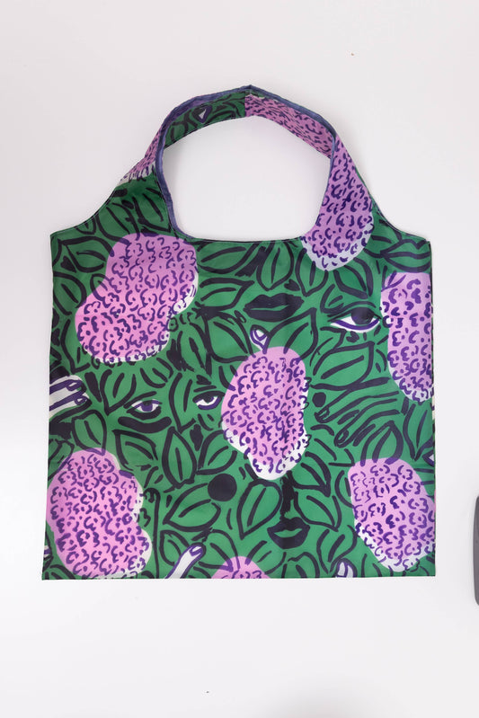 Sac Réutilisable "Lilacs" – Illustré par Sophy Naess