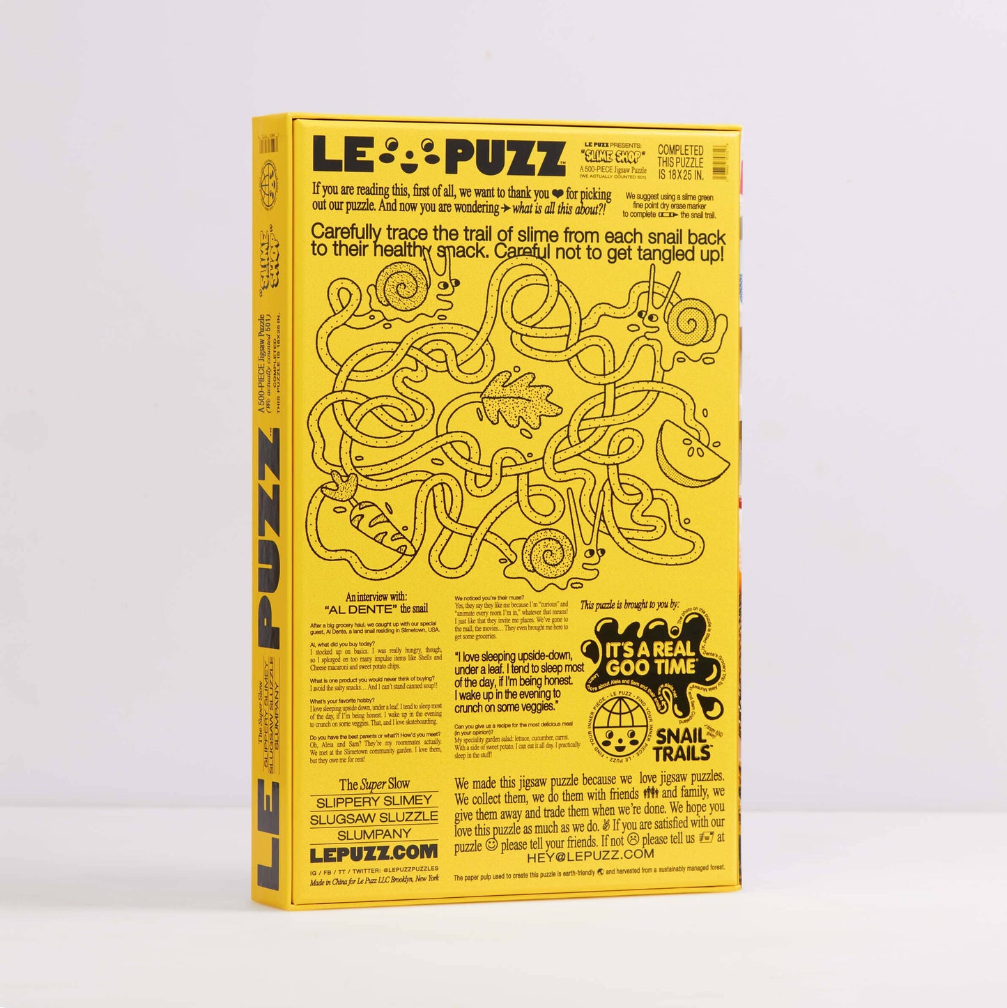 Puzzle "Slime Shop" – 500 Pièces, Épicerie pour Escargots