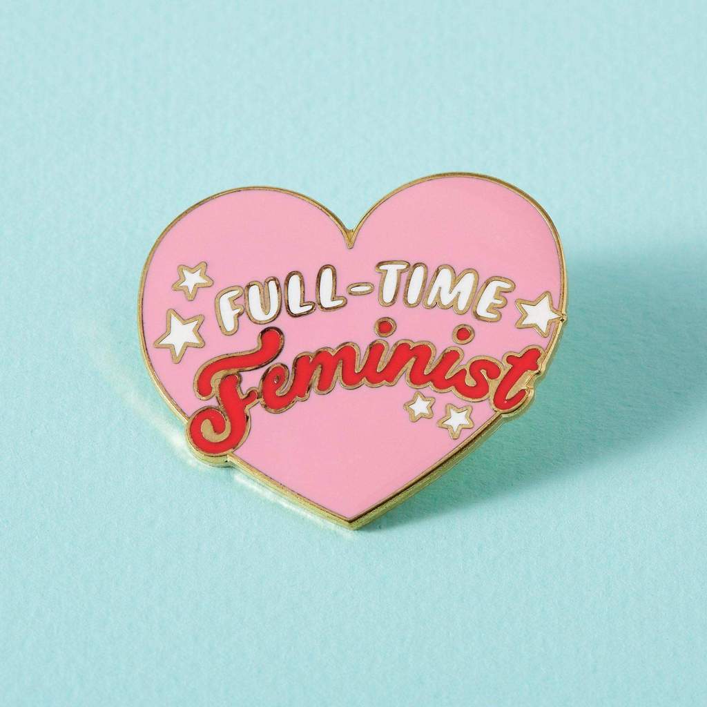 Pins émaillé "Full time Feminist"