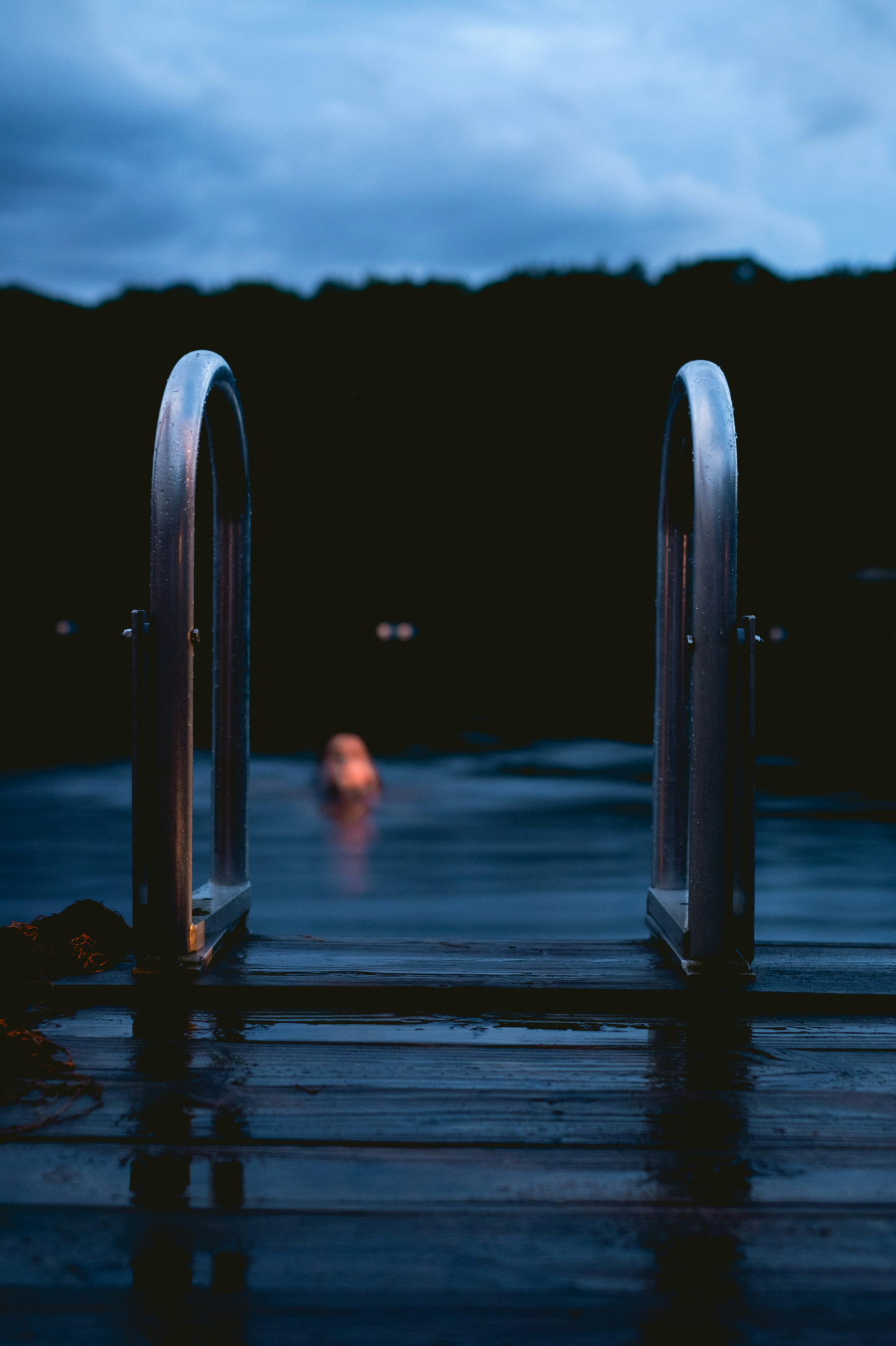 Bain de minuit, bougie "détente"