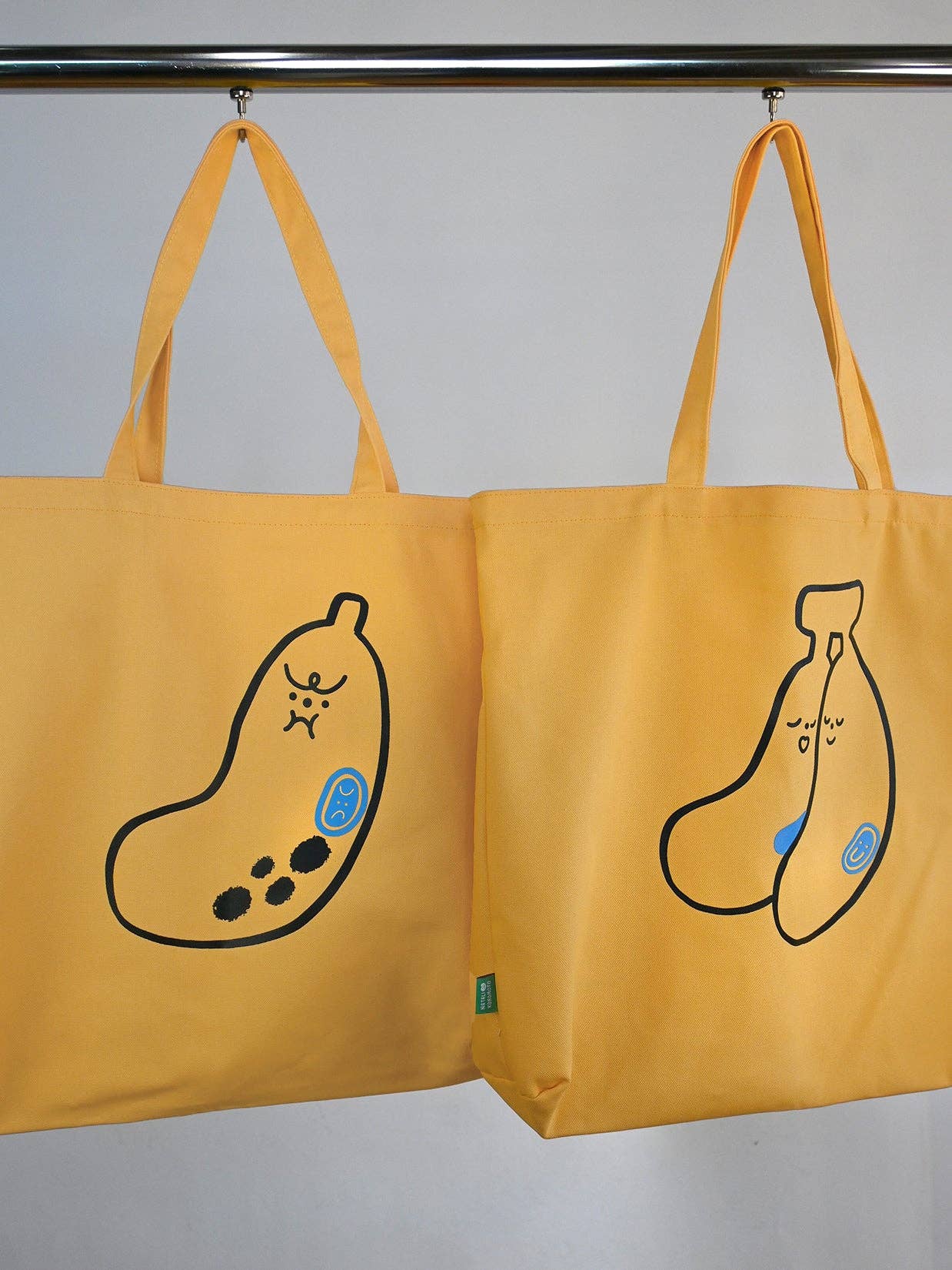 Sac fourre-tout sérigraphié « Bananas » | Coton Bio