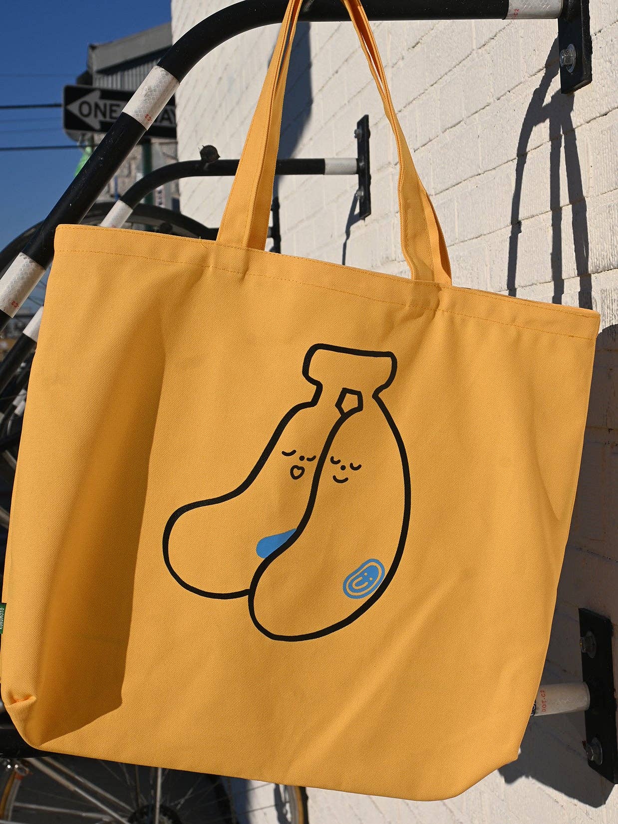 Sac fourre-tout sérigraphié « Bananas » | Coton Bio