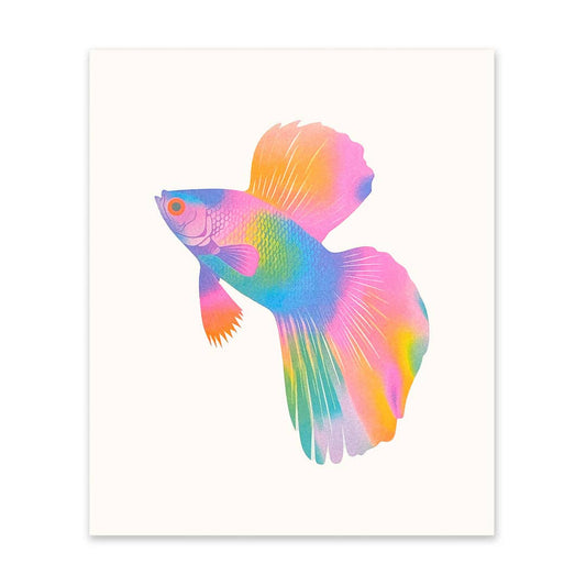 Affiche "Guppy" 25 x 30 cm - Risographie