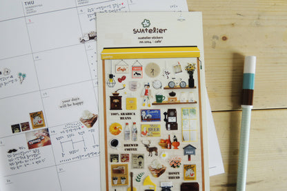 Planche de stickers Suatelier - Café