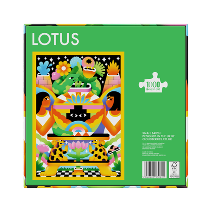 Puzzle 1000 Pièces 'Lotus' – Design de Jannik Stegen | Cloudberries