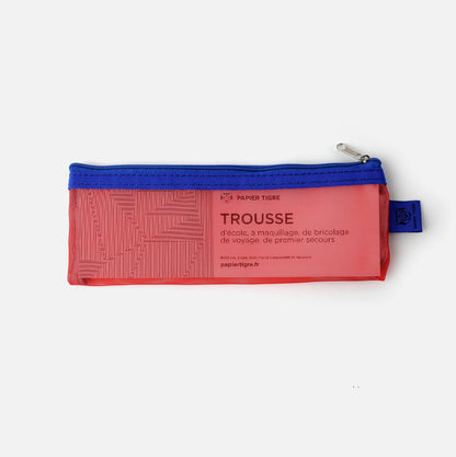 Trousse en mesh - Rouge