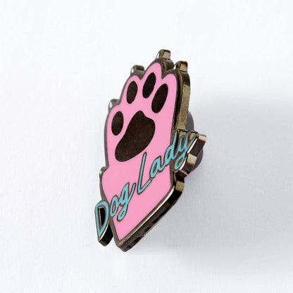 Pins émaillé "Dog Lady"