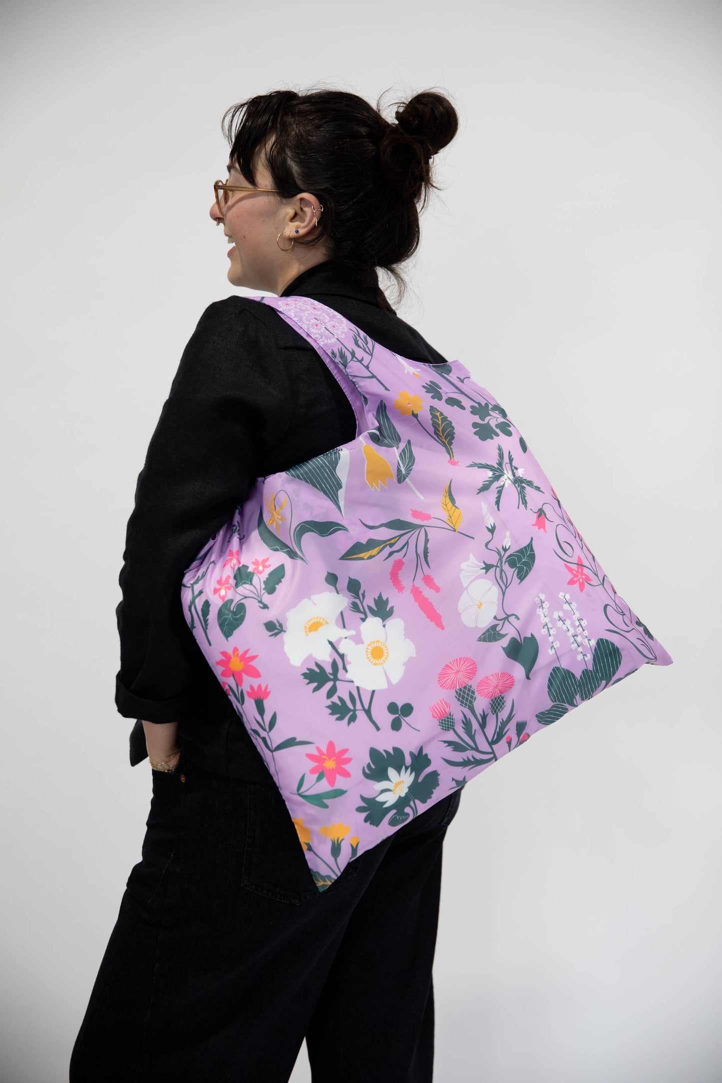 Sac Réutilisable "Floral" – Illustré par Banquet Workshop