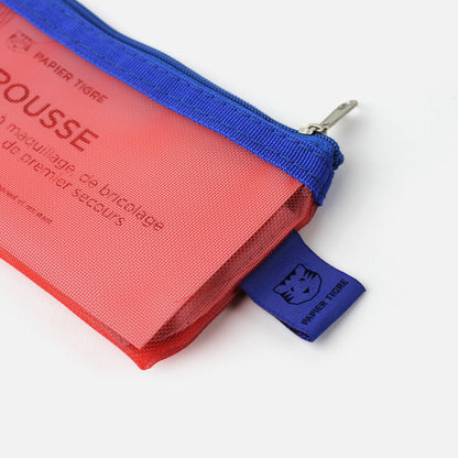 Trousse en mesh - Rouge