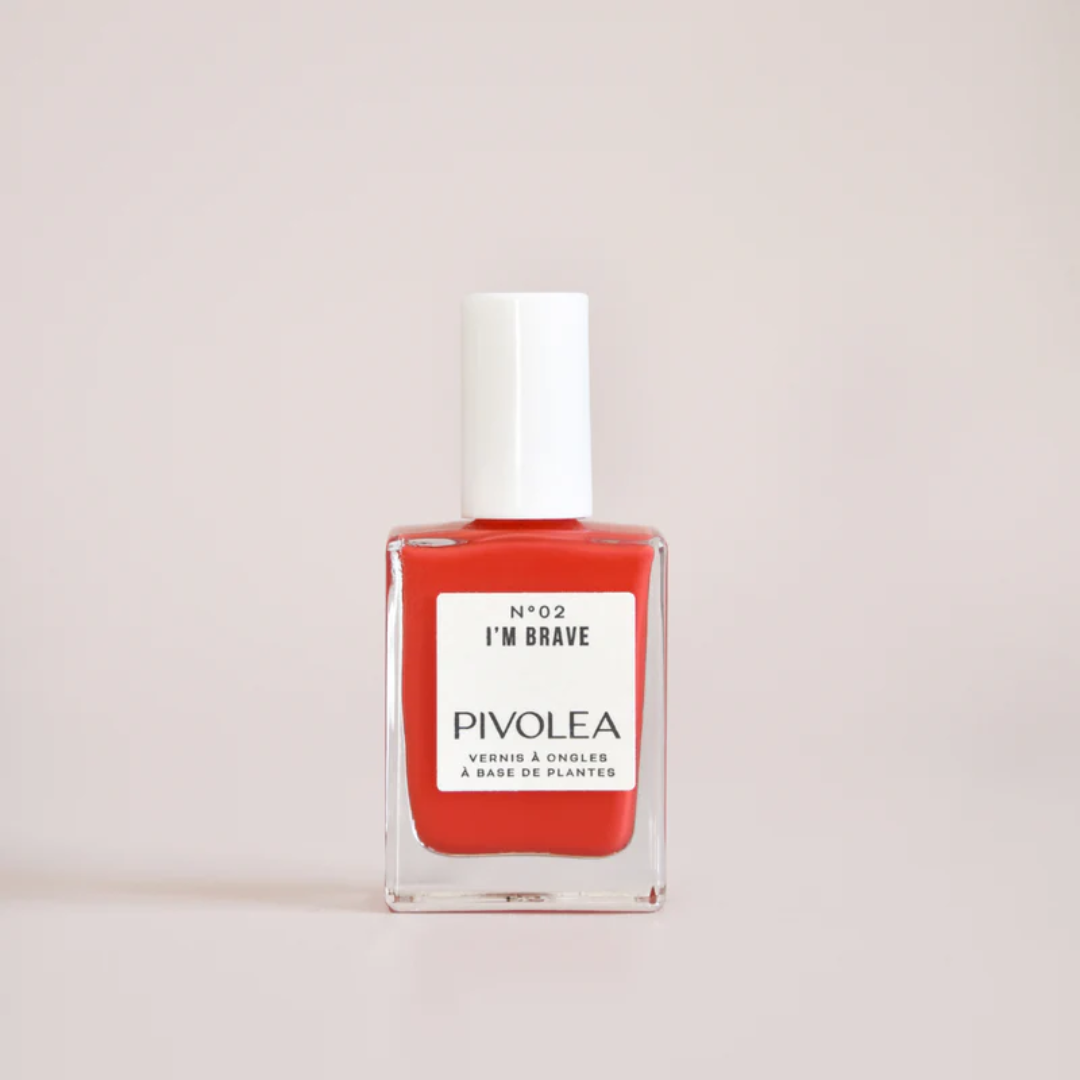 Vernis naturel - Rouge corail | I'm Brave